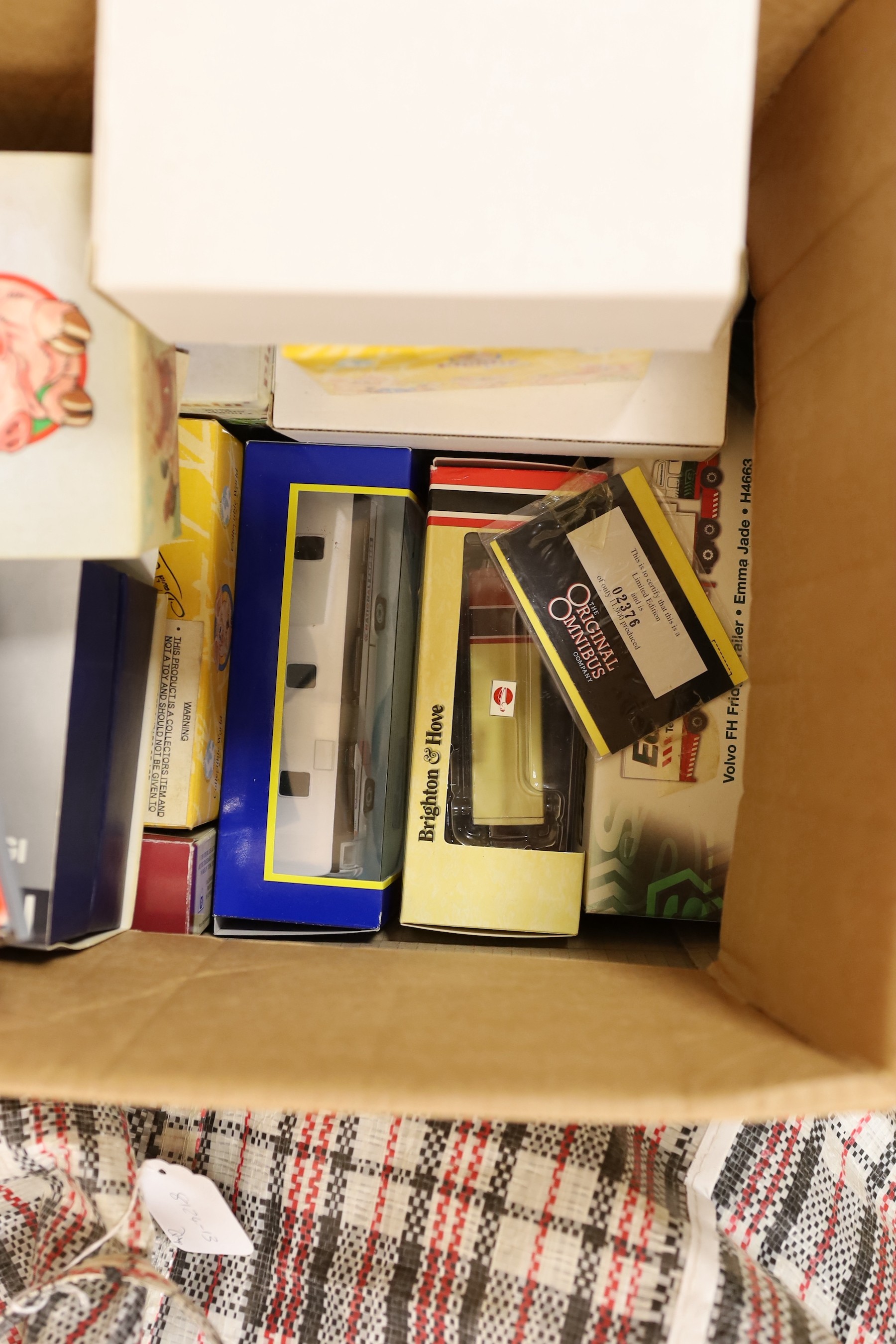 A collection of boxed Corgi toys and quantity of boxed Piggin by David Corbridge
